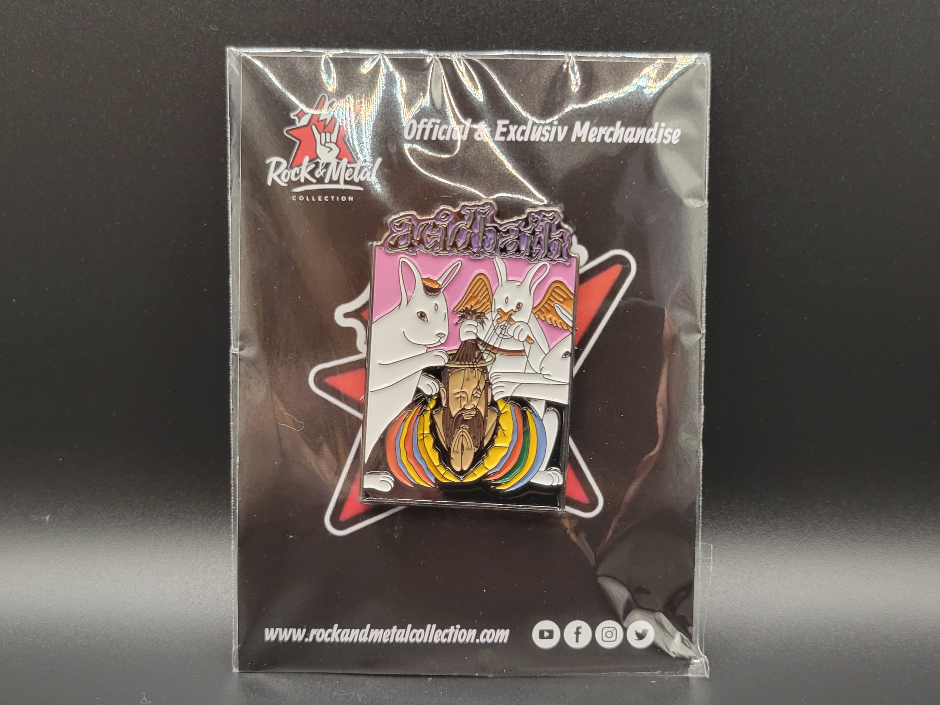 Acid Bath "Pagan Terrorism Tactics" Enamal Pin
