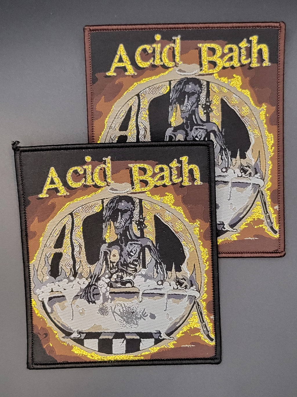 Acid Bath Gold Tub patches