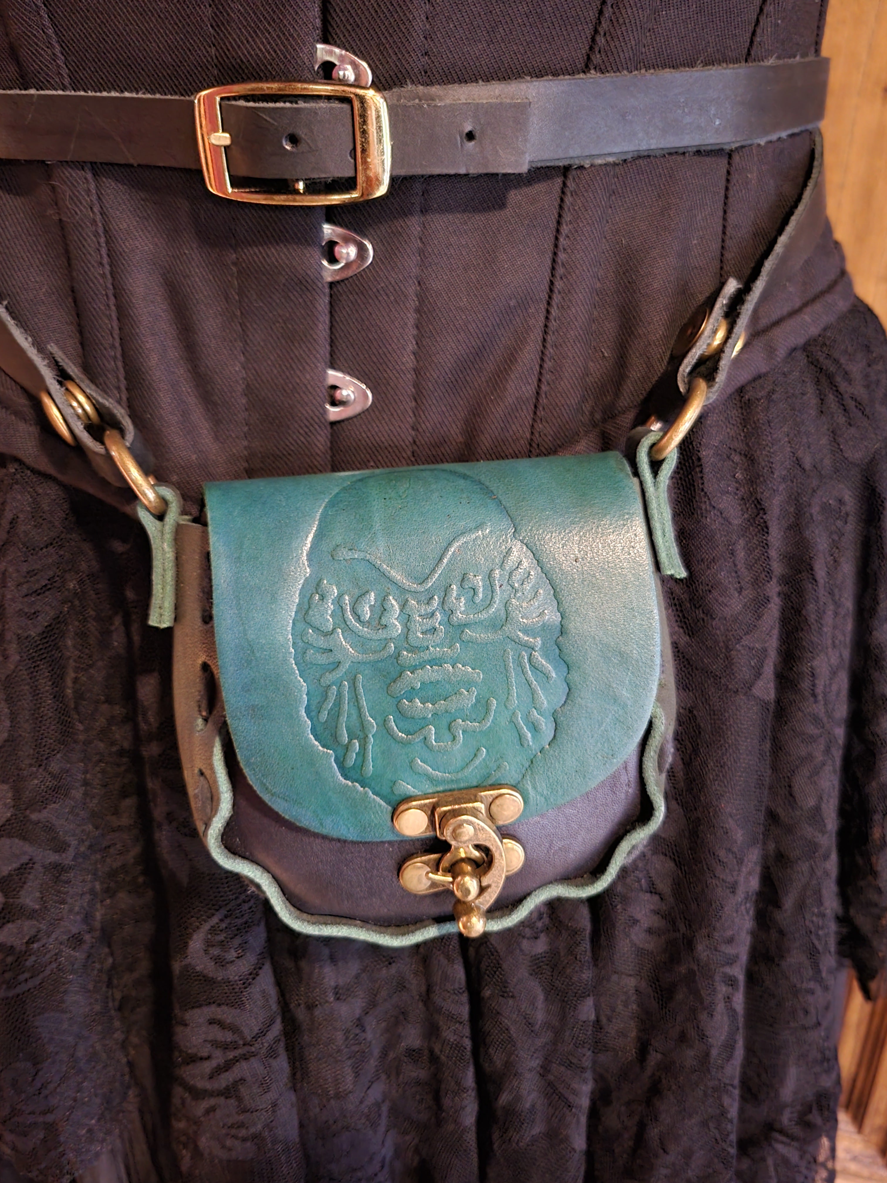 Creature from the Black Lagoon Leather Purse
