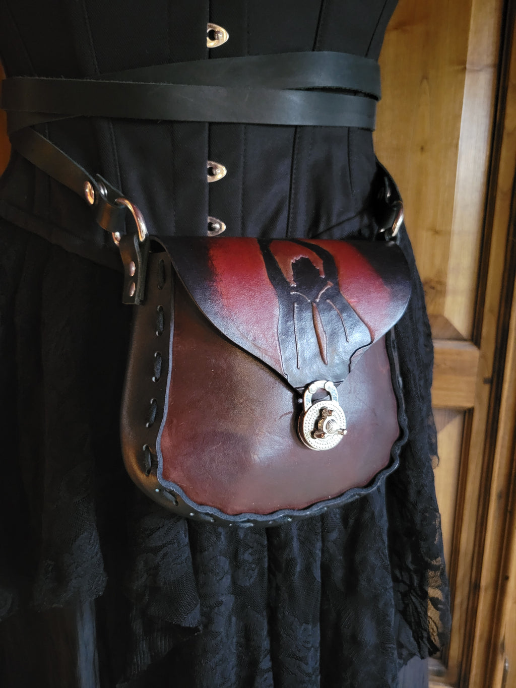 Leather Face Leather Purse