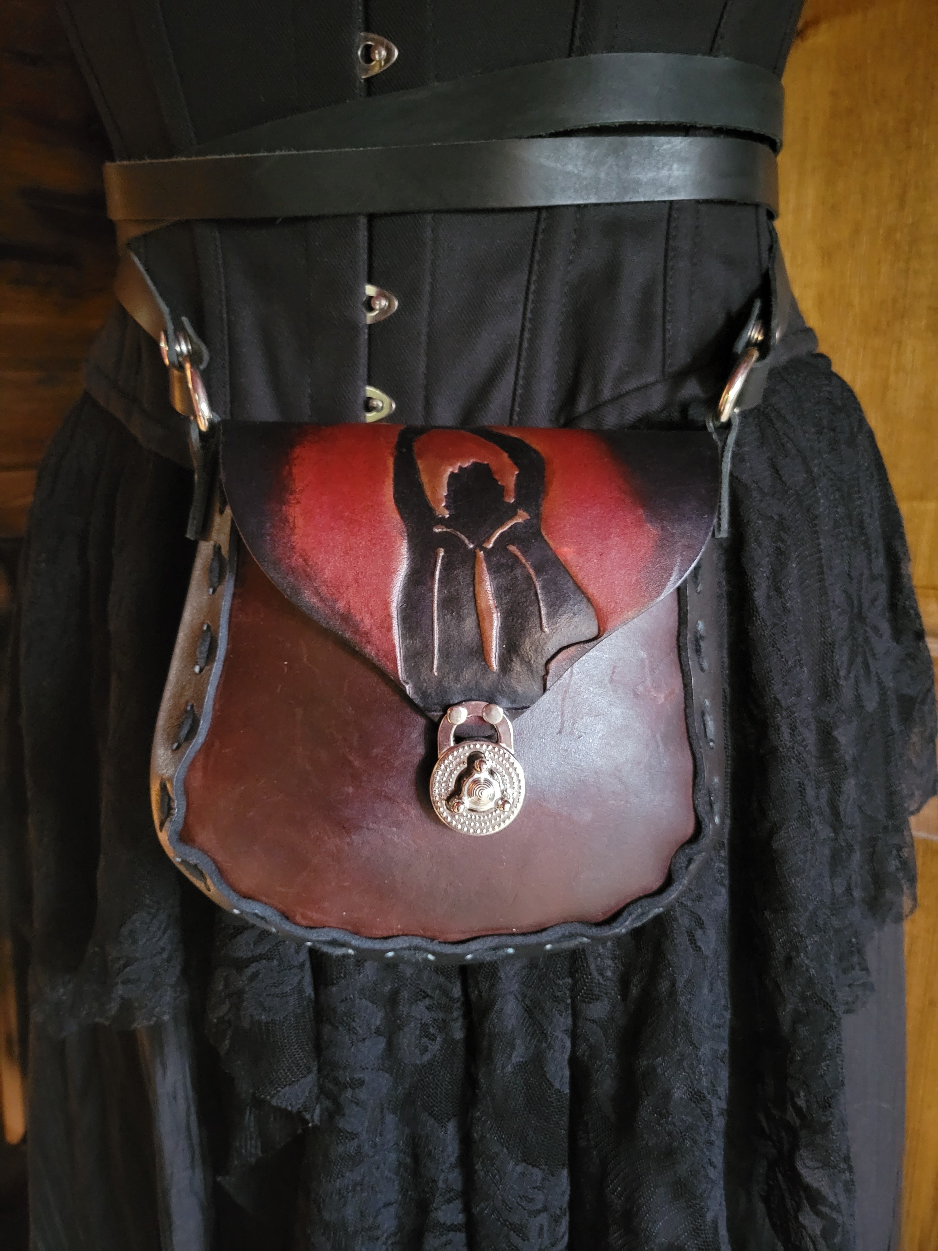 Leather Face Leather Purse