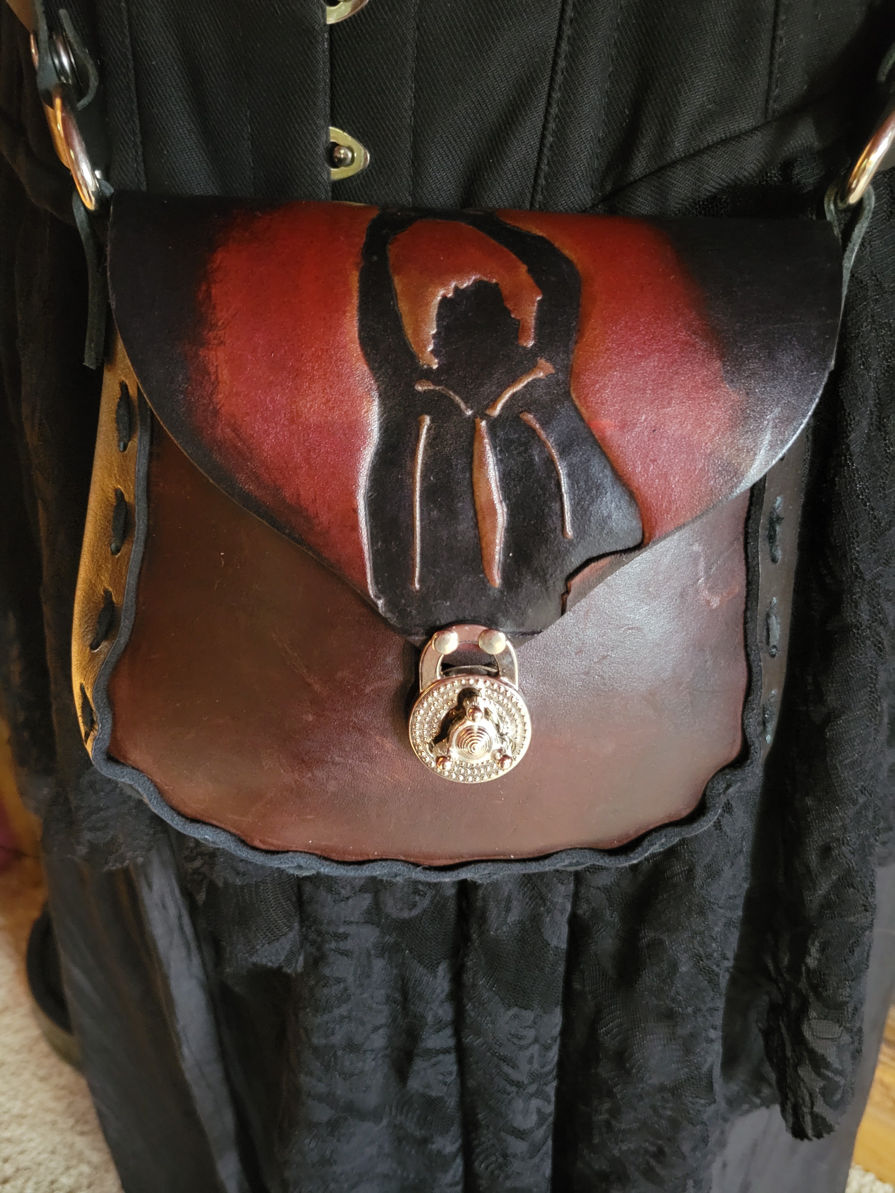 Leather Face Leather Purse