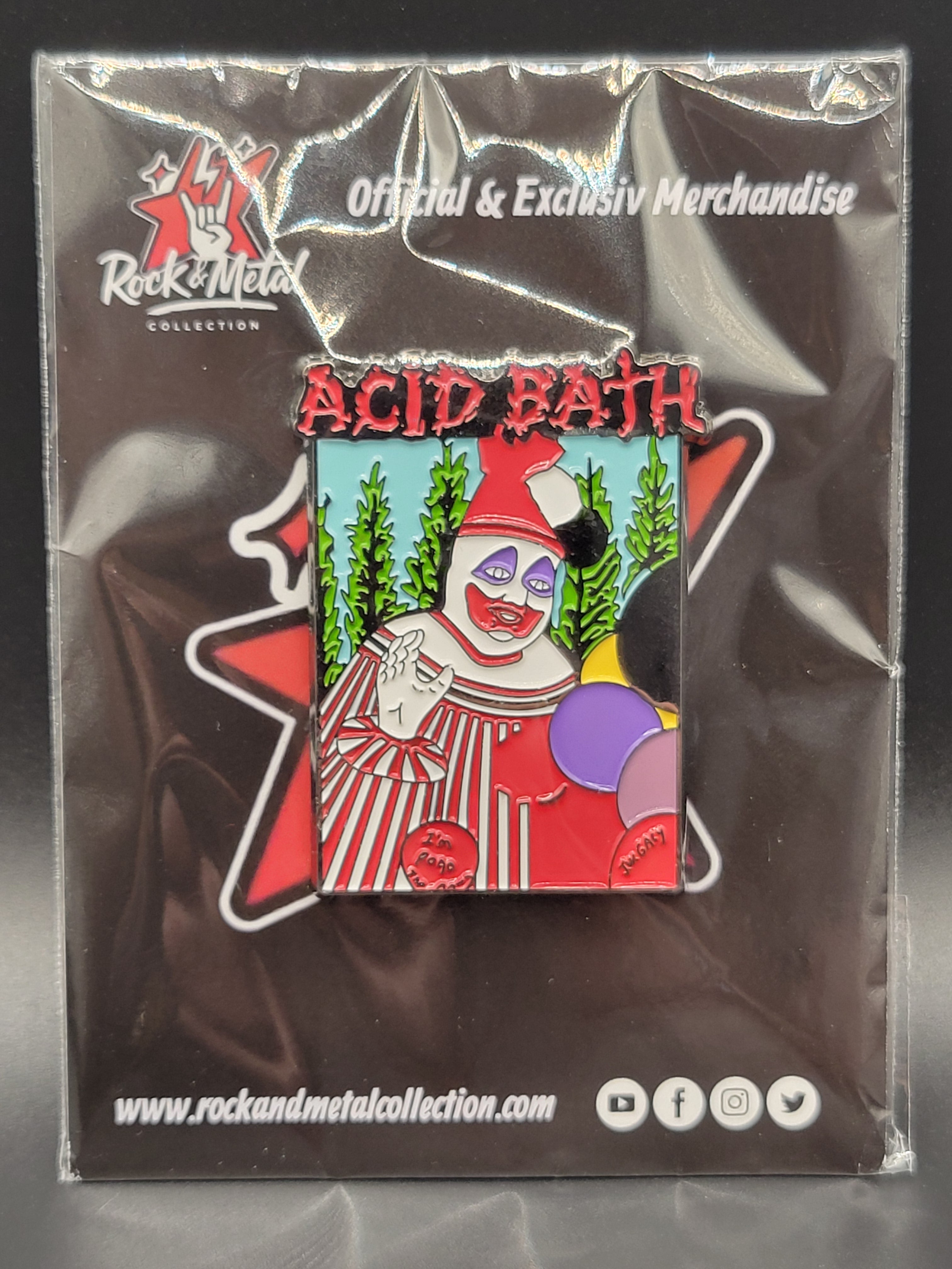 Acid Bath "Where the Kite Strings Pop" Enamel Pin