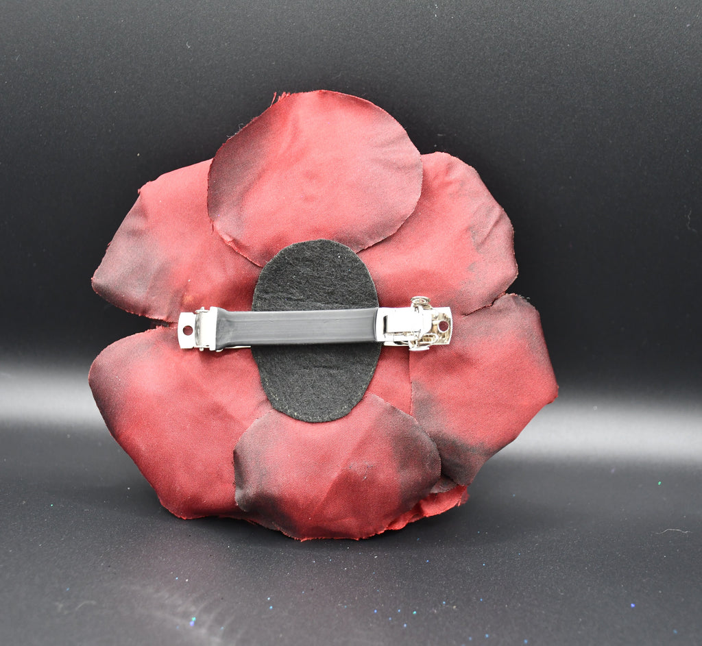 Skull Eating Flower Hair Clip