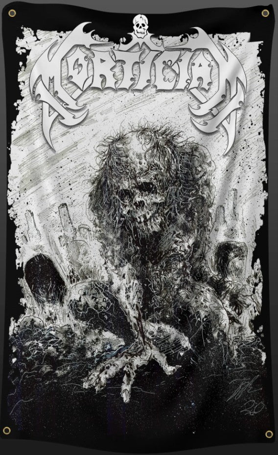 Mortician "Graveyard Ghoul" Textile Flag