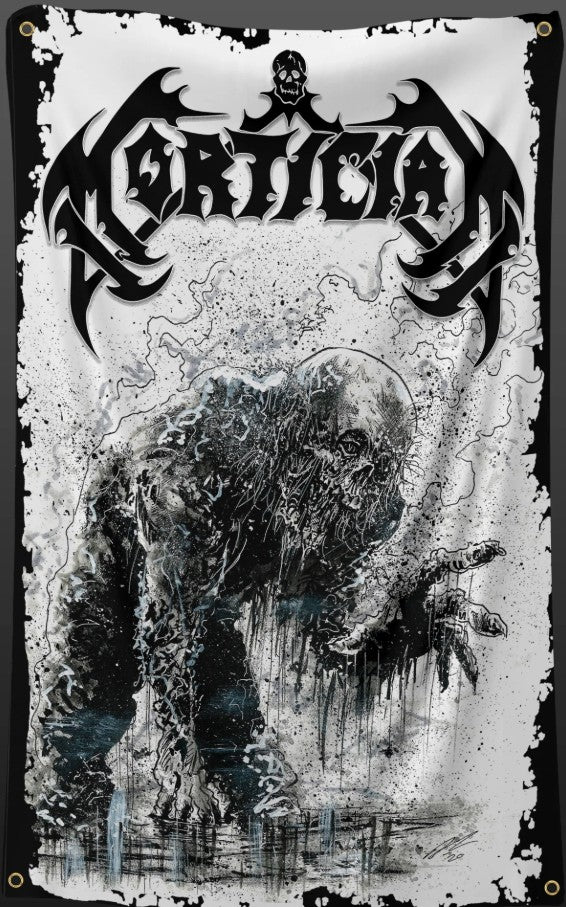 Mortician "Old Drippy" Textile Flag