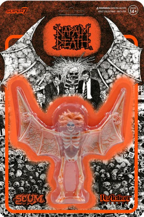 Napalm Death ReAction Figure  Scum Demon (Orange) Super7